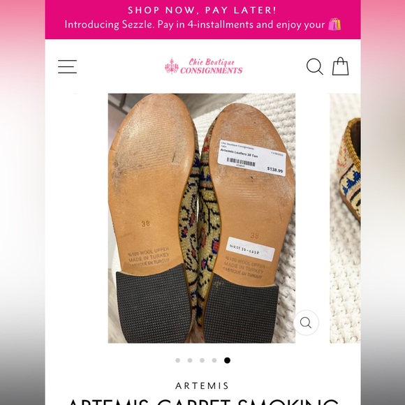 ARTEMIS CARPET SMOKING LOAFERS - Picture 3 of 4